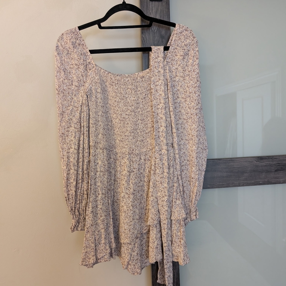 Floral Long Sleeve Dress